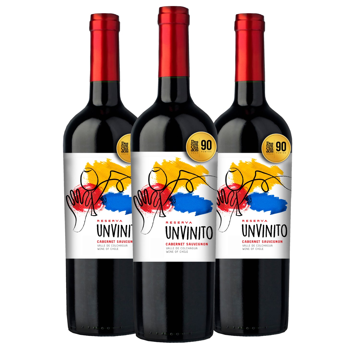 UNVINITO-Reserva-Cabernet-Sauvignon-Vino-Chileno-de-Terroir-Valle-De-Colachagua-90-puntos-3-Botellas