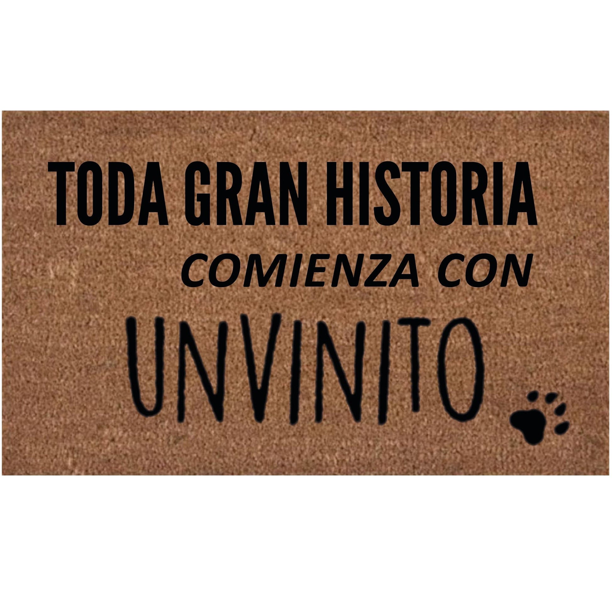 Choapino-limpia-pies-door-mat-Toda-gran-historia-comienza-con-unvinito